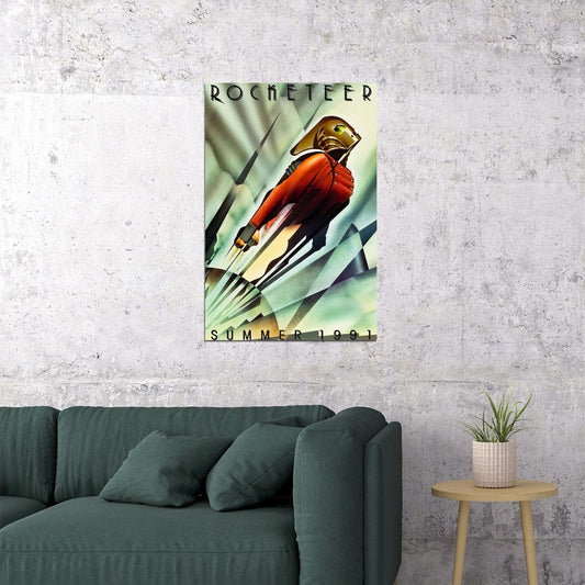 The Rocketeer Action Movie Poster Wall Art Print Home Wall Decor - xonomax