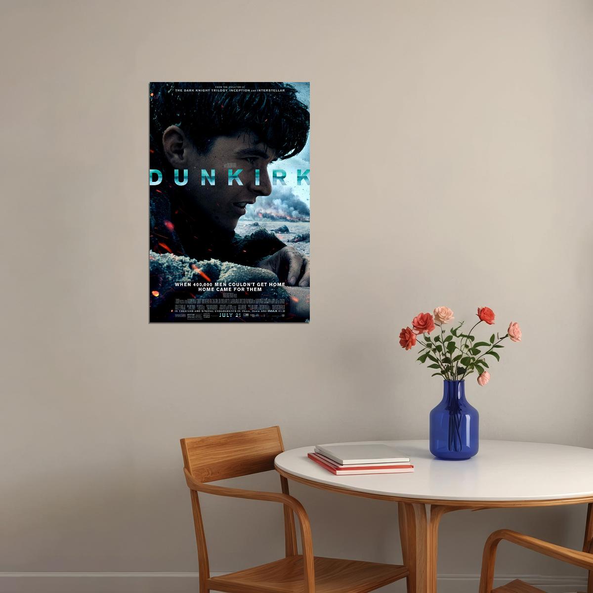 Dunkirk Action Movie Poster Wall Art Print Home Wall Decor - xonomax