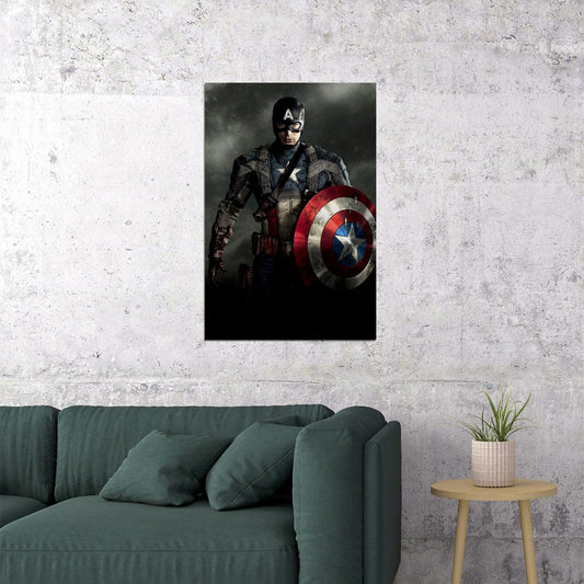 Captain America First Avenger Action Poster Wall Art Print Home Wall Decor - xonomax
