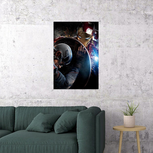 Captain America Civil War Movie Poster Wall Art Print Home Wall Decor - xonomax