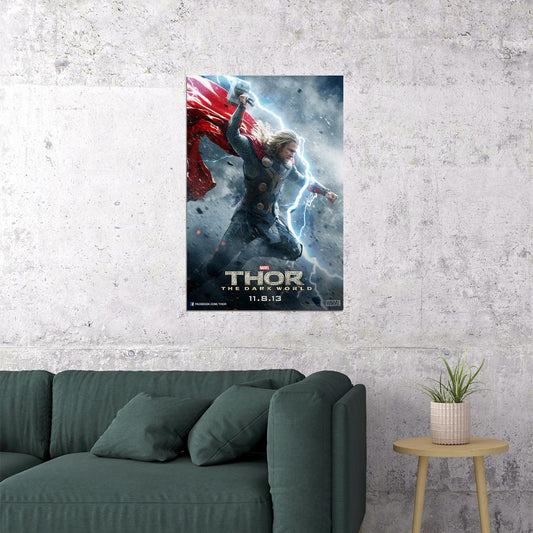 Thor Dark World Fantasy Movie Poster Wall Art Print Home Wall Decor - xonomax