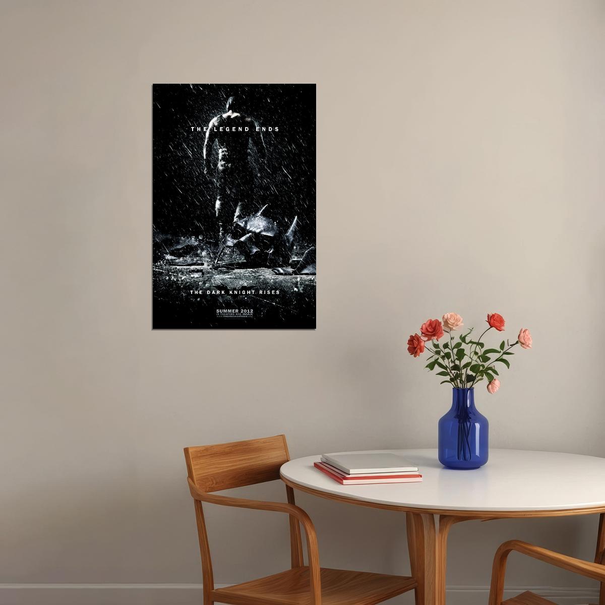 The Dark Knight Rises Action Superpower Poster Wall Art Print Home Wall Decor - xonomax