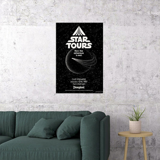 Star Tours Adventure Action Movie Poster Wall Art Print Home Wall Decor - xonomax