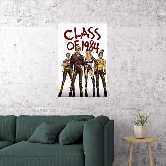 Class Of 1984 Action Movie Poster Wall Art Print Home Wall Decor - xonomax