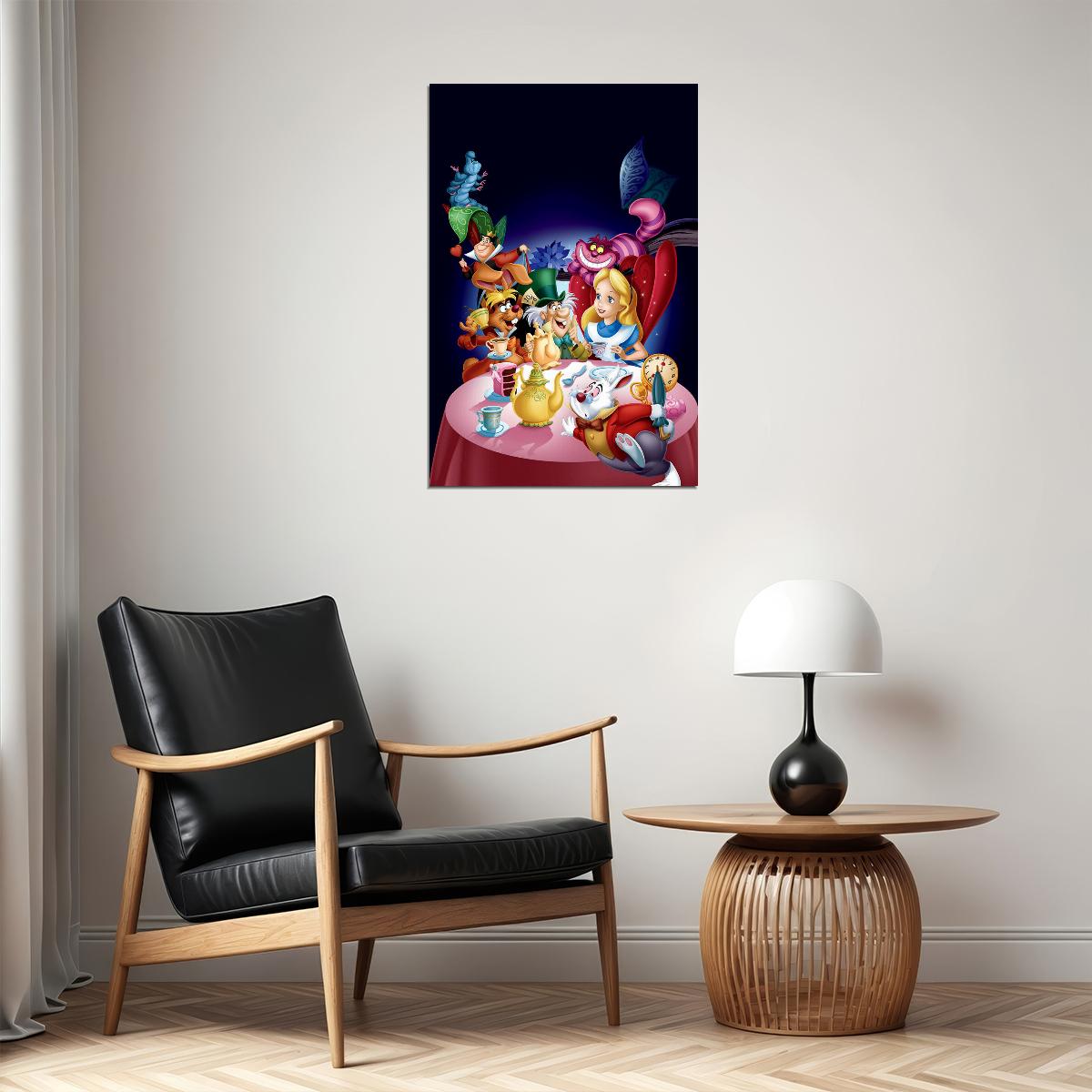 Alice In Wonderland Animation Movie Poster Wall Art Print Home Wall Decor - xonomax