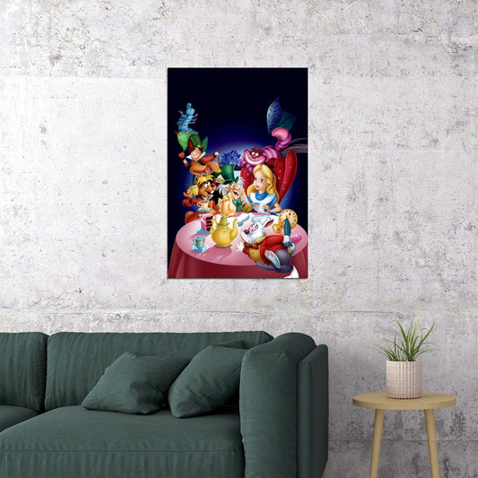 Alice In Wonderland Animation Movie Poster Wall Art Print Home Wall Decor - xonomax