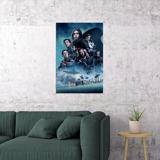 Rogue One A Star Wars Story Movie Poster Wall Art Print Home Wall Decor - xonomax