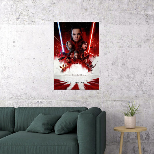 Star Wars The Last Jedi Movie Poster Wall Art Print Home Wall Decor - xonomax