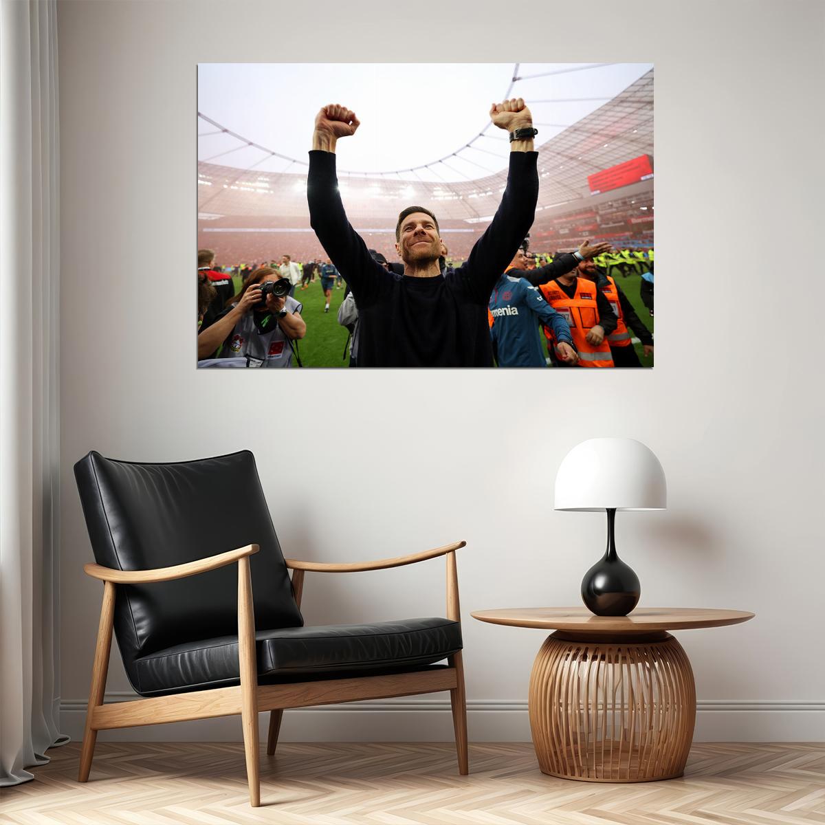Xabi Alonso Leverkusen Champions Germany Football Sports Poster Wall Art Print Home Wall Decor - xonomax