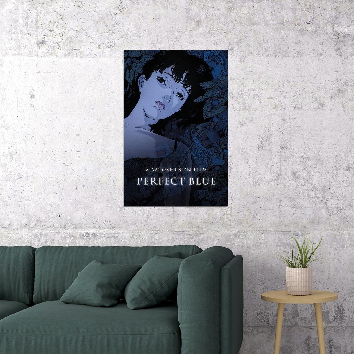 Perfect Blue Crime Mystery Thriller Anime Film Movie Poster Wall Art Print Home Wall Decor - xonomax