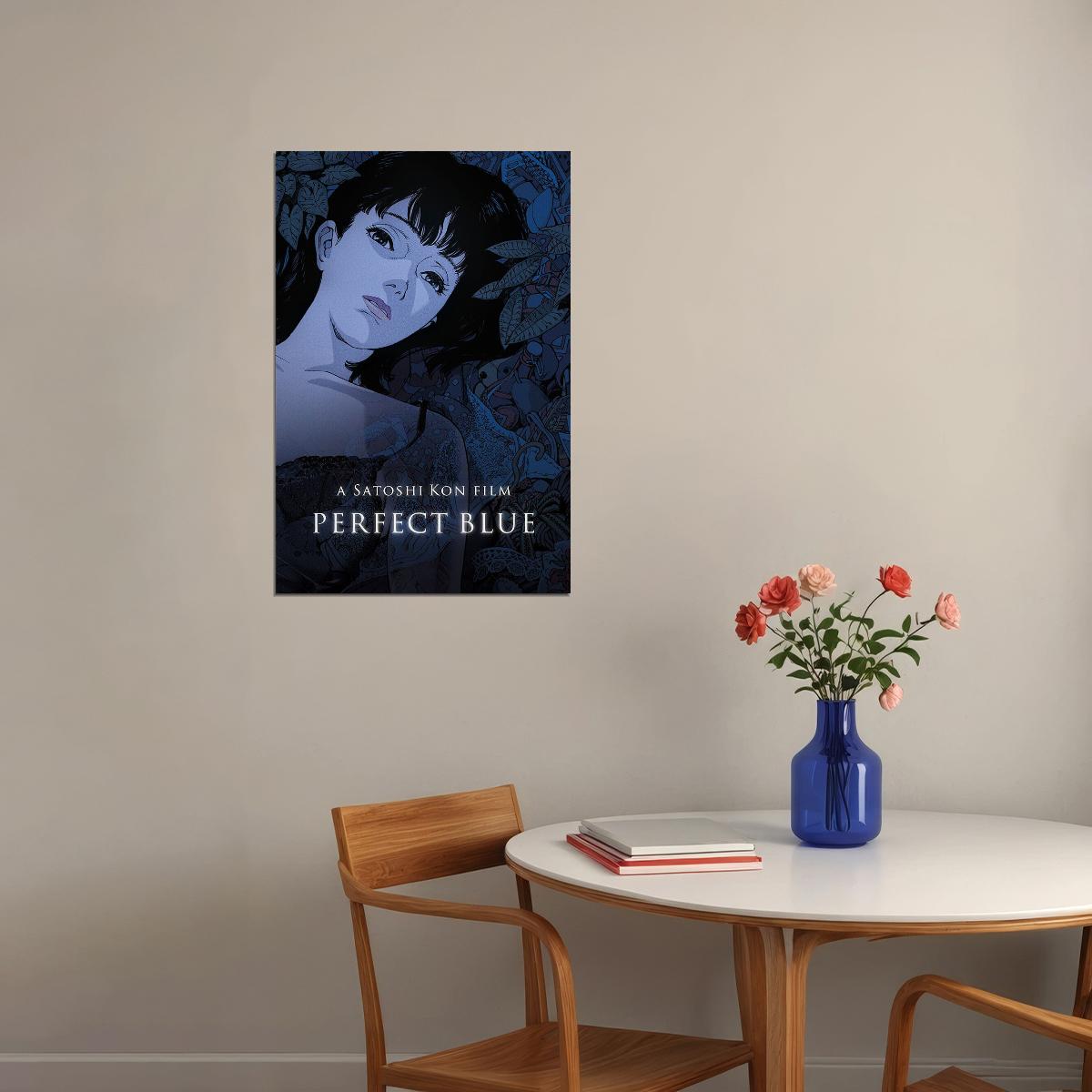 Perfect Blue Crime Mystery Thriller Anime Film Movie Poster Wall Art Print Home Wall Decor - xonomax