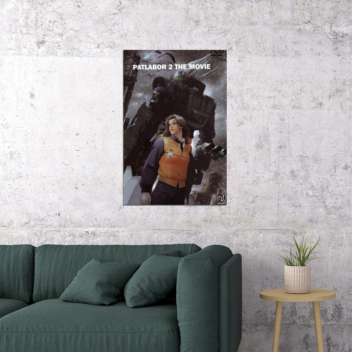 Patlabor 2 Science Fiction Action Anima Film Movie Poster Wall Art Print Home Wall Decor - xonomax