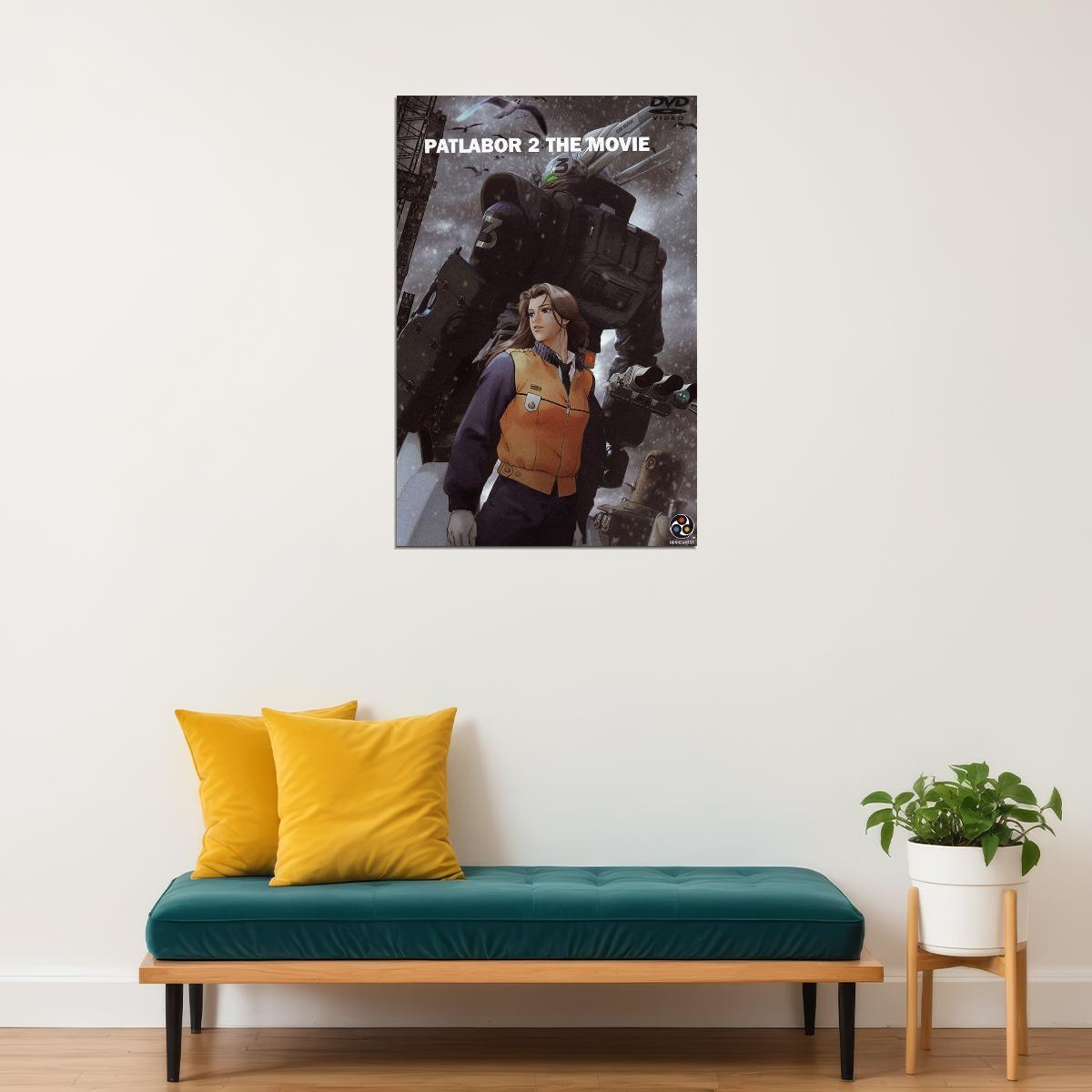 Patlabor 2 Science Fiction Action Anima Film Movie Poster Wall Art Print Home Wall Decor - xonomax