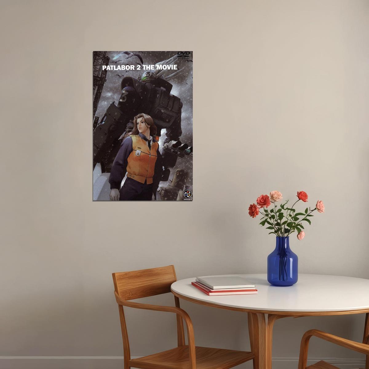 Patlabor 2 Science Fiction Action Anima Film Movie Poster Wall Art Print Home Wall Decor - xonomax