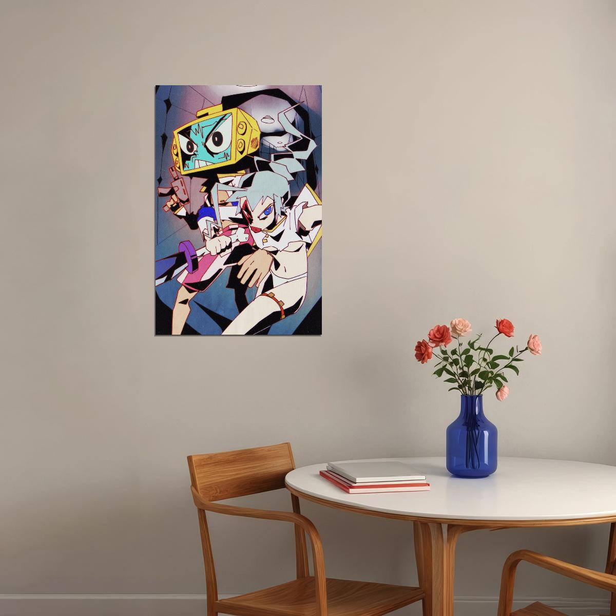Dead Leaves Science Fiction Action Anime Movie Poster Wall Art Print Home Wall Decor - xonomax