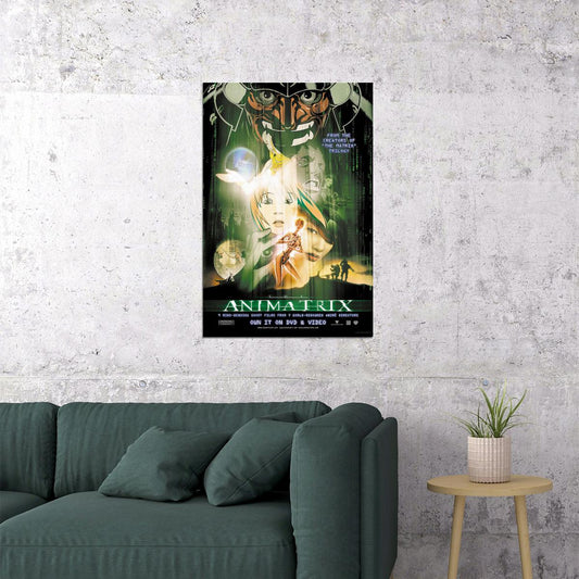 Animatrix Science Fiction Action Short Film Collection Poster Wall Art Print Home Wall Decor - xonomax