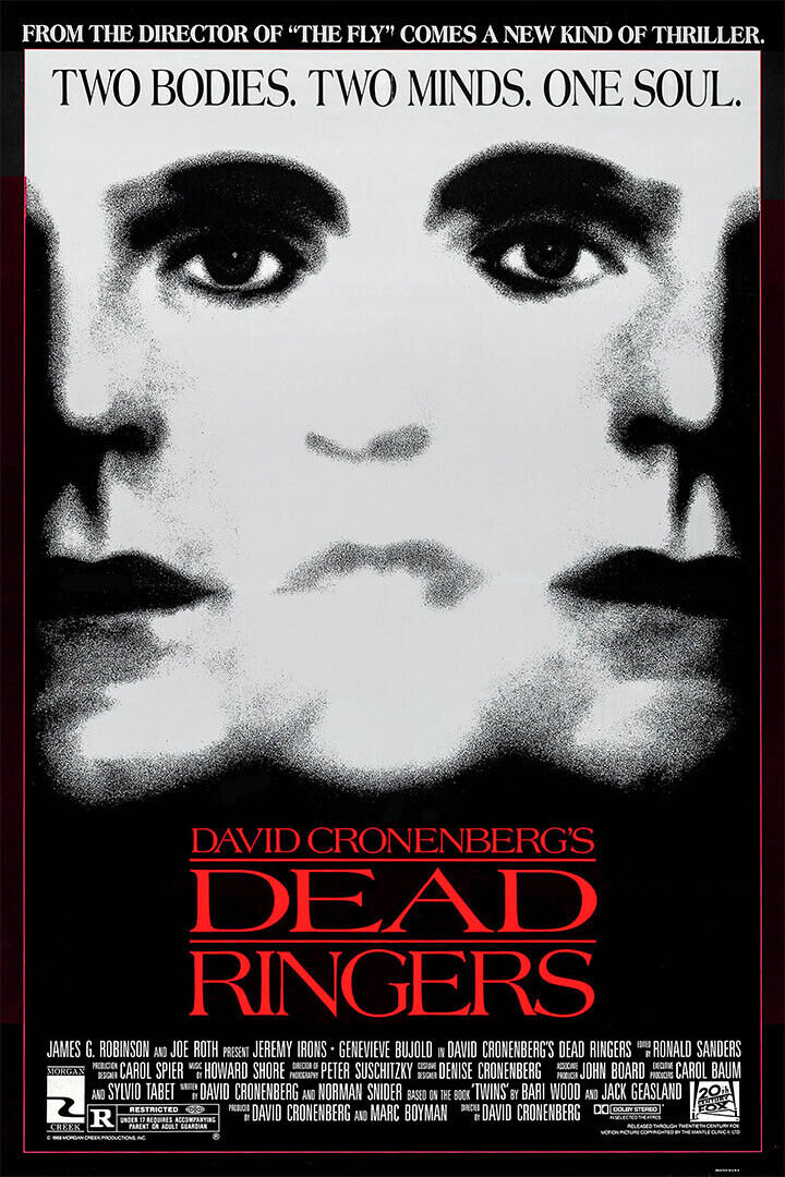 Dead Ringers Drama Horror Thriller Cinema Film Movie Poster Wall Art Print Home Wall Decor - xonomax