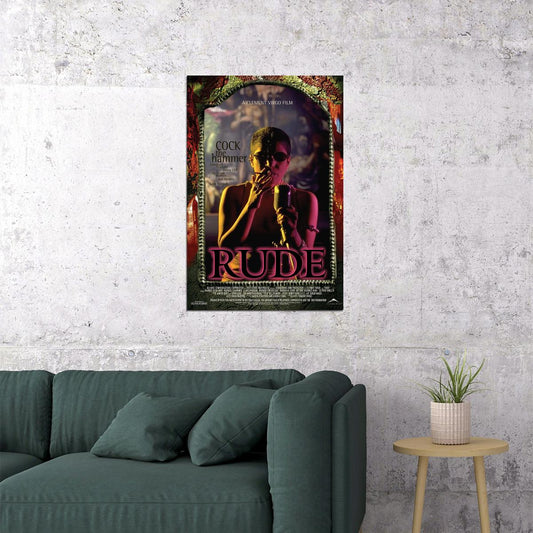 Rude Crime Drama Cinema Film Movie Television Gift Poster Wall Art Print Home Wall Decor - xonomax