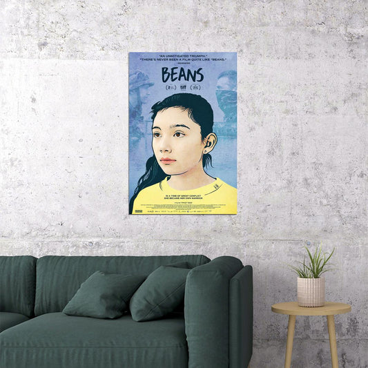 Beans 2020 Drama Cinema Film Movie Actor Gift Poster Wall Art Print Home Wall Decor - xonomax