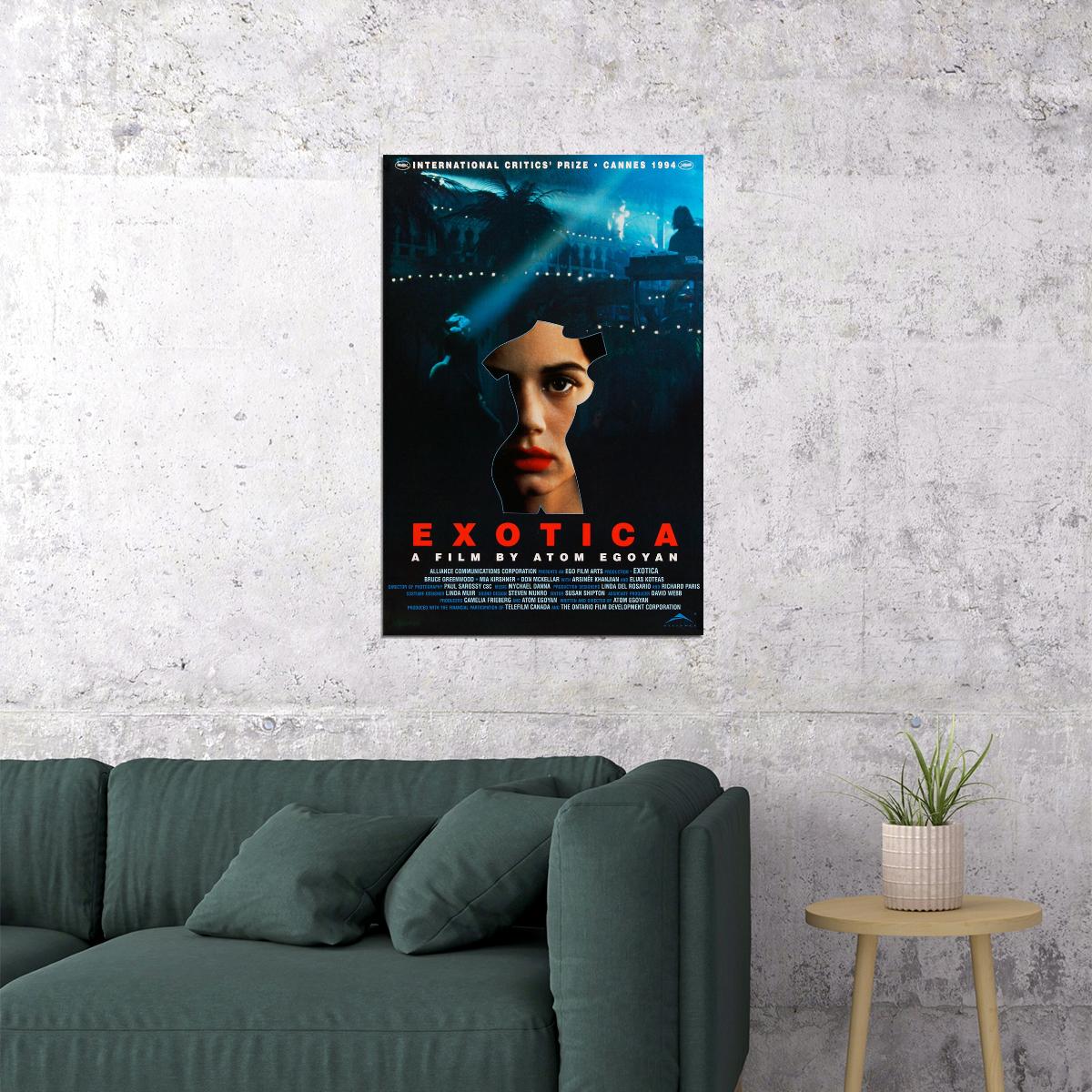 Exotica 1994 Drama Cinema Film Movie Gift Poster Wall Art Print Home Wall Decor