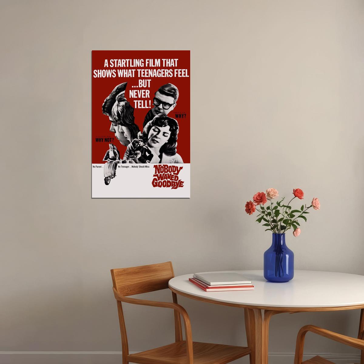 Nobody Waved Good Bye Drama Cinema Film Movie Poster Wall Art Print Home Wall Decor - xonomax