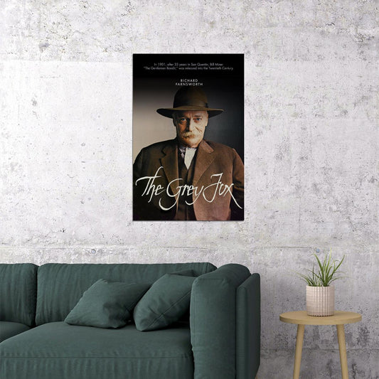 The Grey Fox Biography History Drama Romance Movie Poster Wall Art Print Home Wall Decor - xonomax
