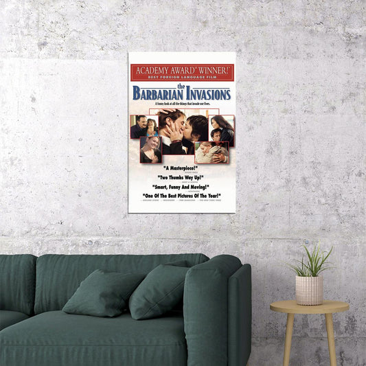 The Barbarian Invasions Comedy Drama Crime Cinema Film Poster Wall Art Print Home Wall Decor - xonomax