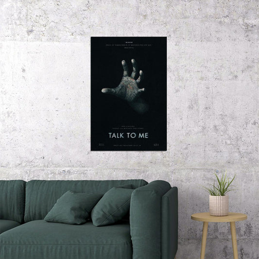 Talk To Me Horror Thriller Cinema Film Movie Poster Wall Art Print Home Wall Decor - xonomax