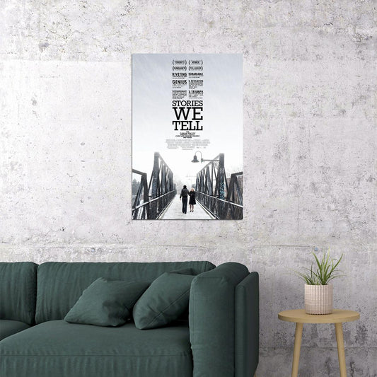 Stories We Tell Documentary Cinema Film Movie Poster Wall Art Print Home Wall Decor - xonomax