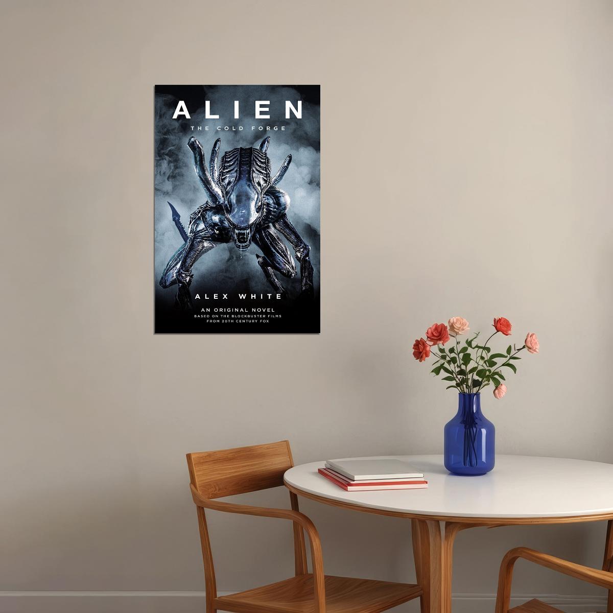 Alien The Cold Forge Science Fiction Books Alex White Poster Wall Art Print Home Wall Decor - xonomax