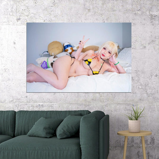Bikini Model Woman Cute Asian Hot Girl Poster Wall Art Print Home Wall Decor - xonomax