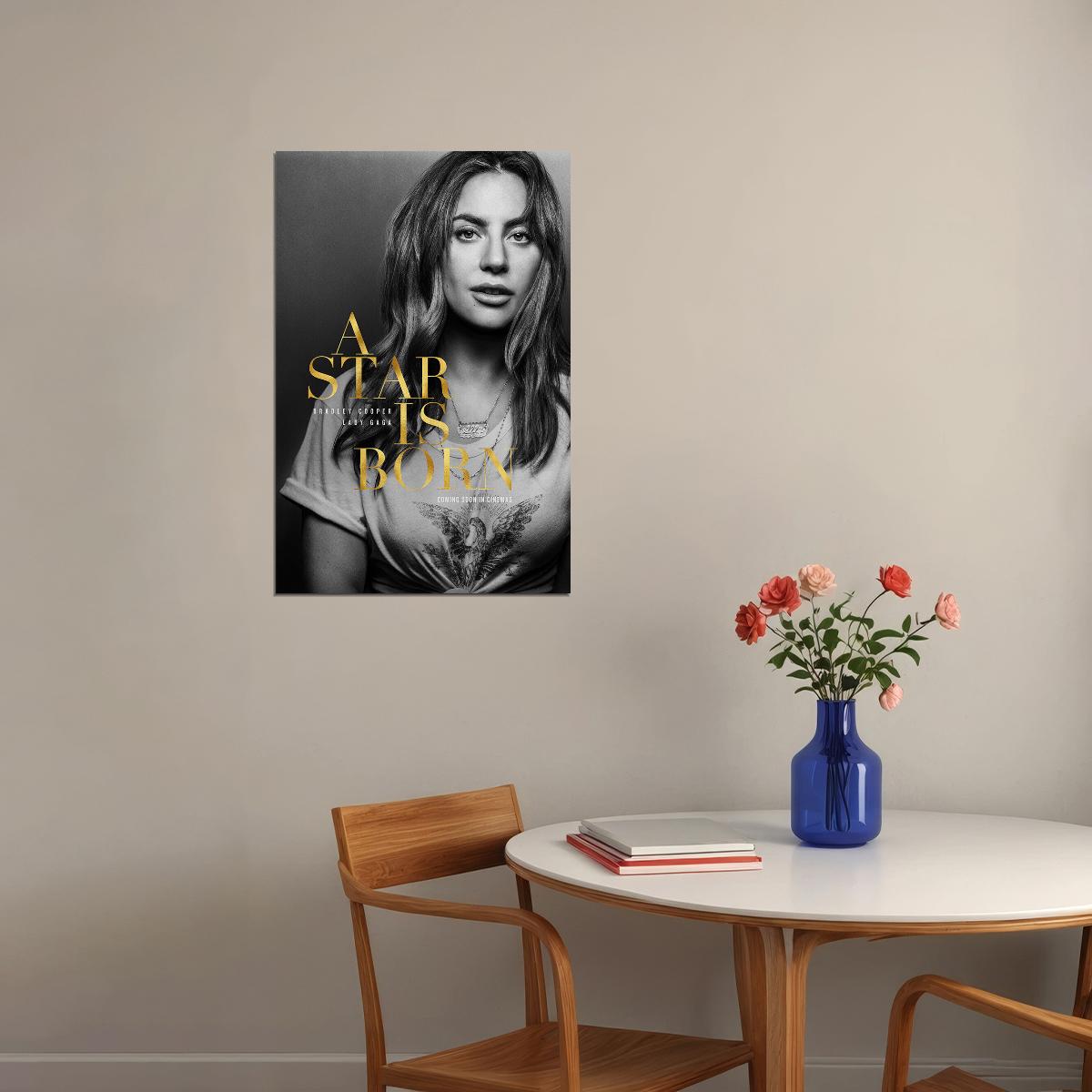 A Star Is Born Drama Music Romance Cinema Film Movie Poster Wall Art Print Home Wall Decor - xonomax
