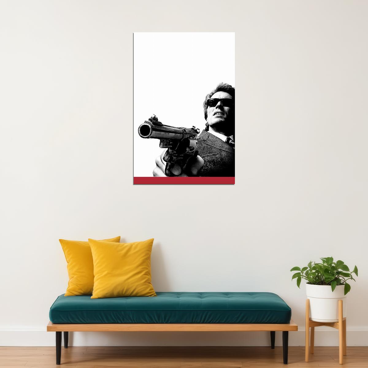 Dirty Harry 1971 Crime Action Cinema Film Movie Poster Wall Art Print Home Wall Decor - xonomax