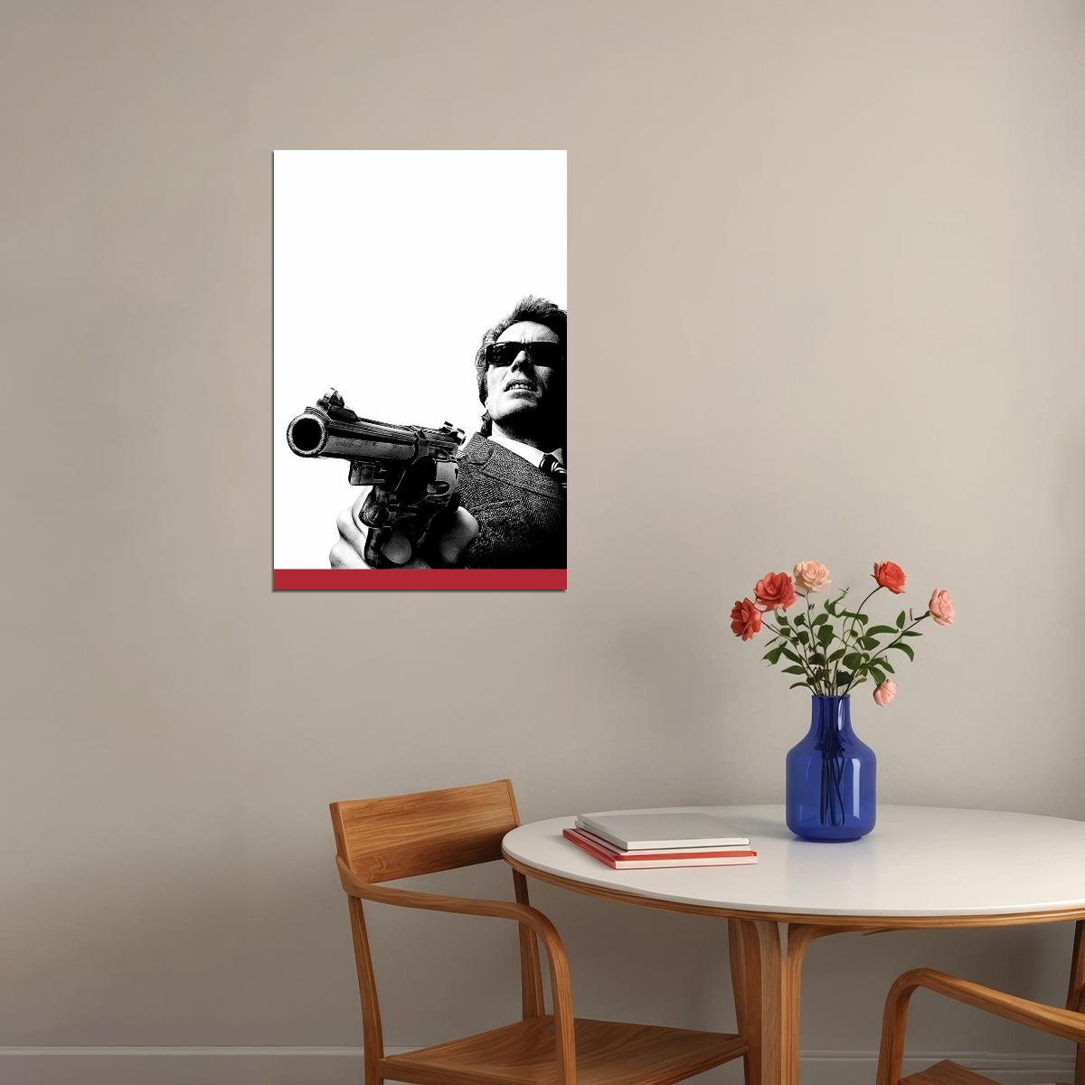 Dirty Harry 1971 Crime Action Cinema Film Movie Poster Wall Art Print Home Wall Decor - xonomax