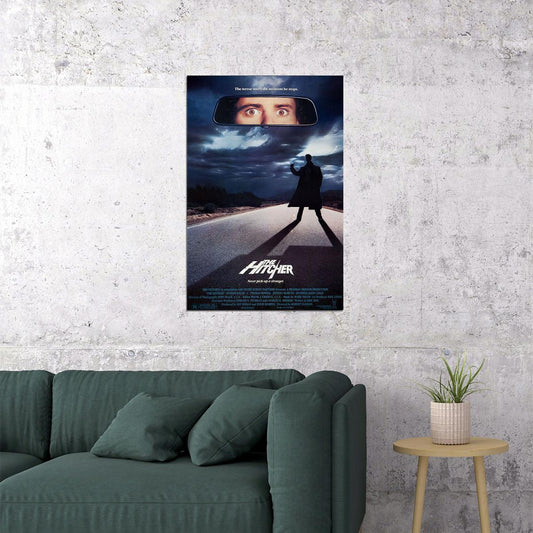 The Hitcher Thriller Action Mystery Cinema Film Movie Poster Wall Art Print Home Wall Decor - xonomax