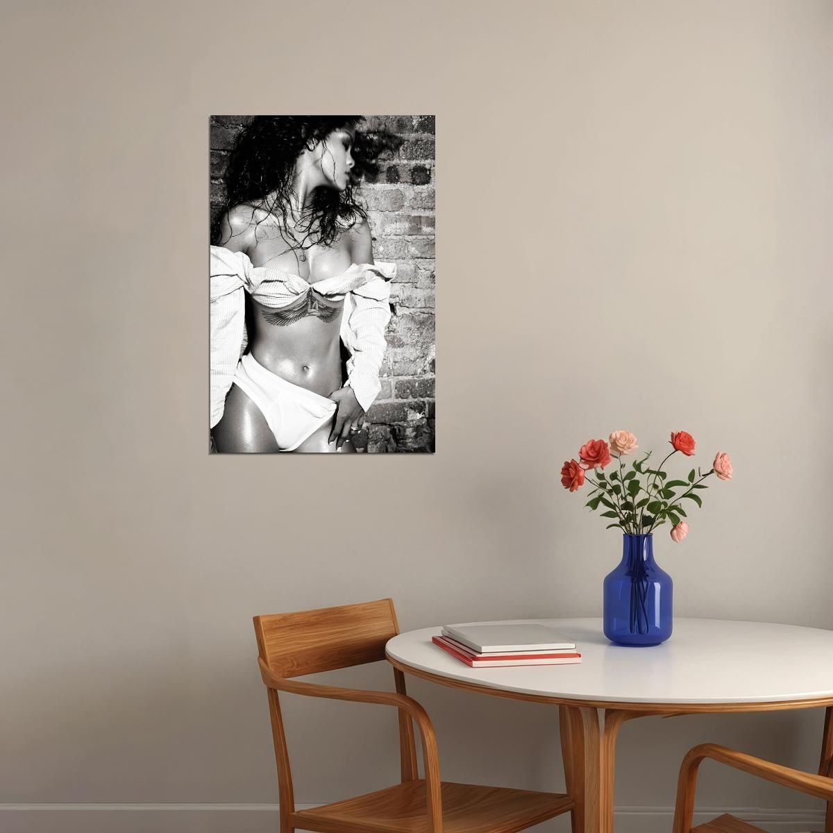 Rihanna Celebrity Barbadian Singer Actor Sexy Girl Poster Wall Art Print Home Wall Decor