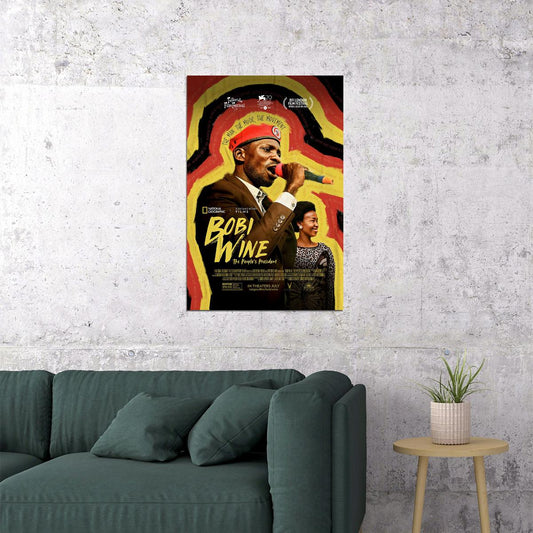 Bobi Wine The People's President Documentary Cinema Film Poster Wall Art Print Home Wall Decor - xonomax