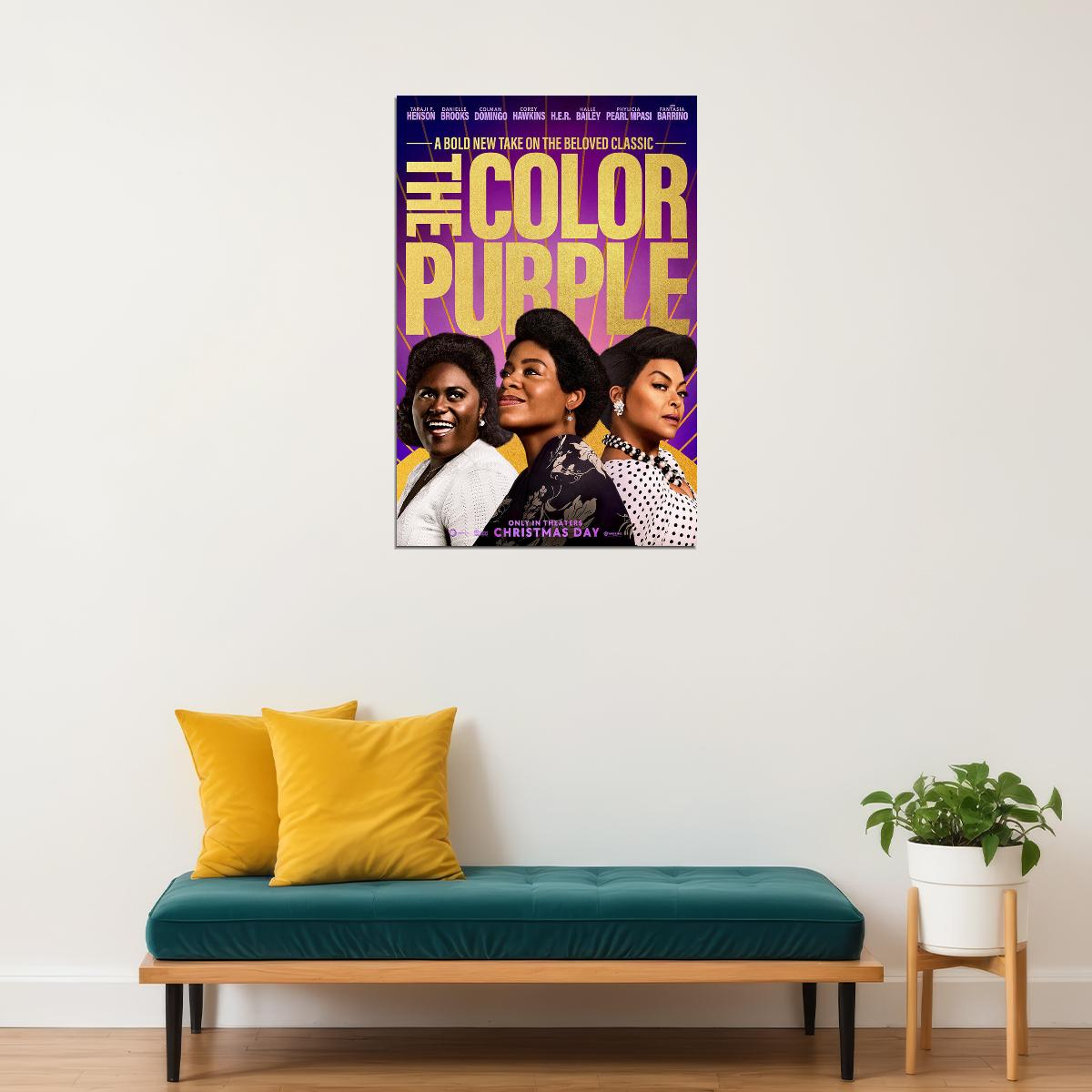 The Color Purple Drama Musical Cinema Film Movie Poster Wall Art Print Home Wall Decor - xonomax