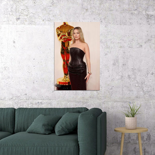 Margot Robbie 2024 Celebrity Australian Actress Poster Wall Art Print Home Wall Decor - xonomax