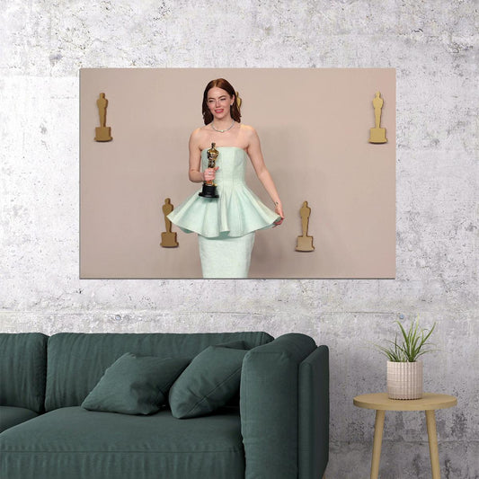 Emma Stone 2024 Celebrity American Actress Gift Poster Wall Art Print Home Wall Decor - xonomax