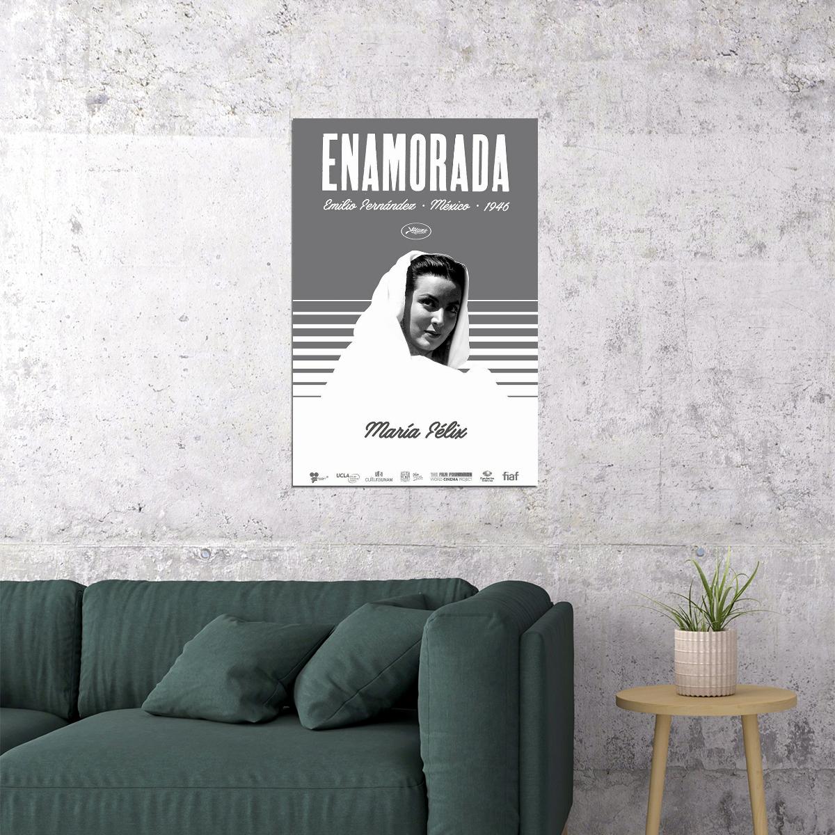 Enamorada Drama Romance War Cinema Film Movie Poster Wall Art Print Home Wall Decor - xonomax