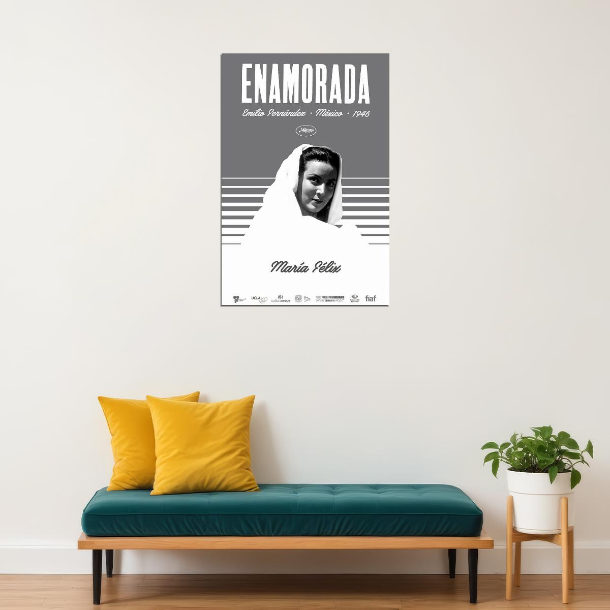 Enamorada Drama Romance War Cinema Film Movie Poster Wall Art Print Home Wall Decor - xonomax