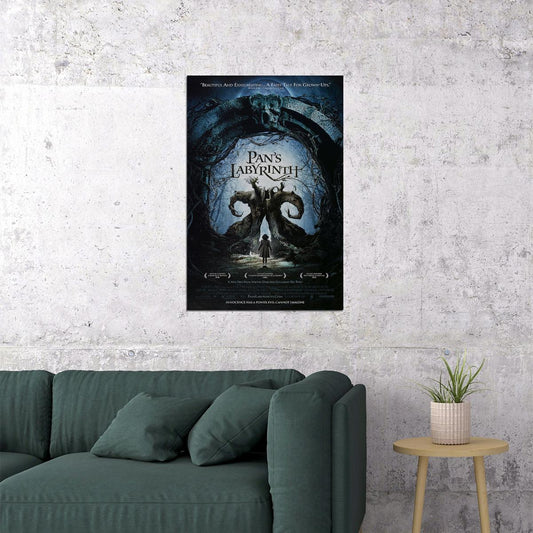 Pan's Labyrinth Drama Fantasy War Cinema Film Movie Poster Wall Art Print Home Wall Decor - xonomax