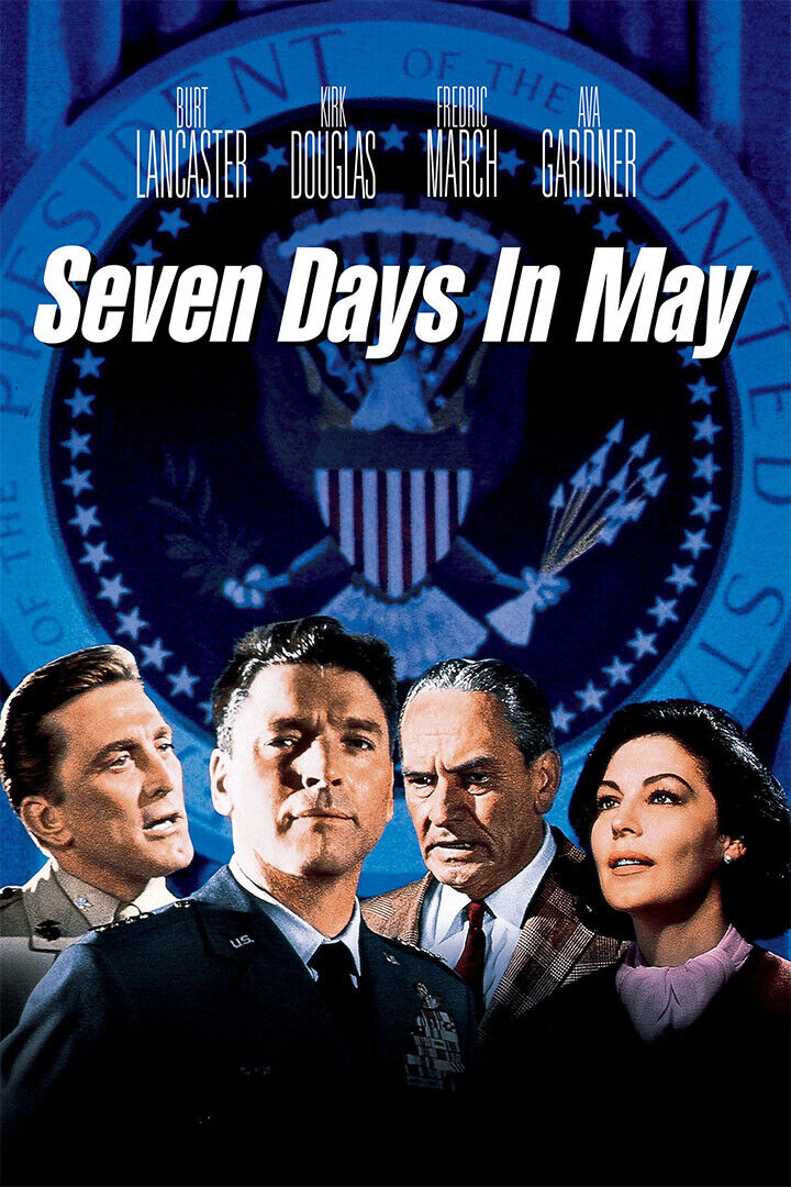 Seven Days In May Drama Thriller Cinema Movie Film Poster Wall Art Print Home Wall Decor - xonomax