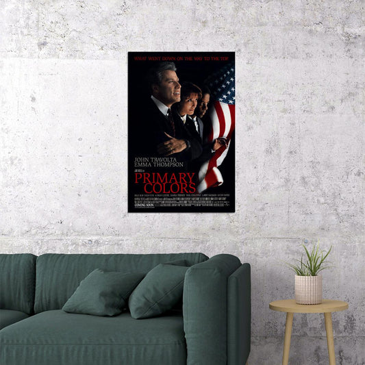 Primary Colors Comedy Drama Cinema Film Movie Poster Wall Art Print Home Wall Decor - xonomax