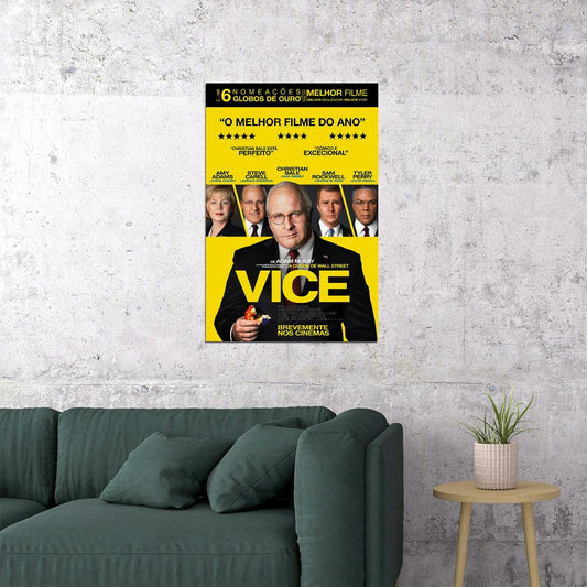 Vice 2018 Biography History Drama Cinema Film Movie Poster Wall Art Print Home Wall Decor - xonomax