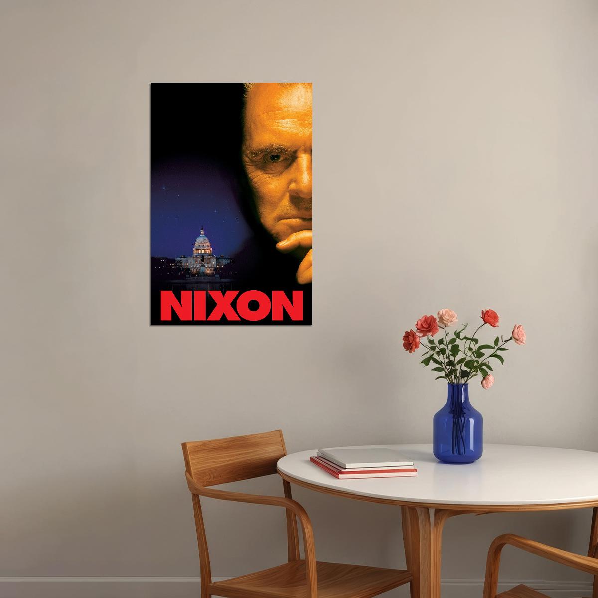 Nixon Biography History Drama Cinema Film Movie Poster Wall Art Print Home Wall Decor - xonomax