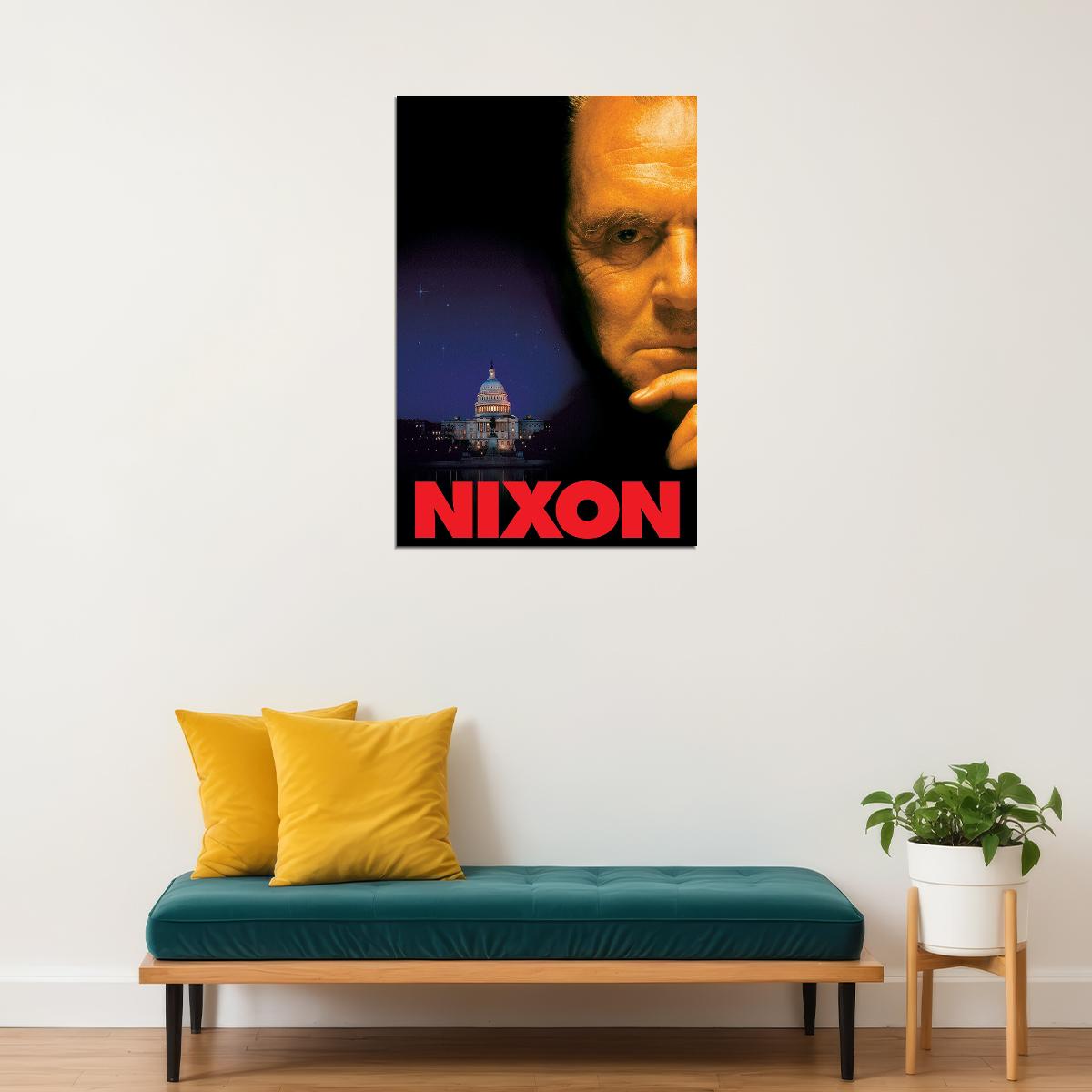 Nixon Biography History Drama Cinema Film Movie Poster Wall Art Print Home Wall Decor - xonomax