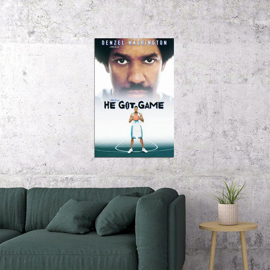 He Got Game Drama Sports Family Cinema Film Movie Poster Wall Art Print Home Wall Decor - xonomax