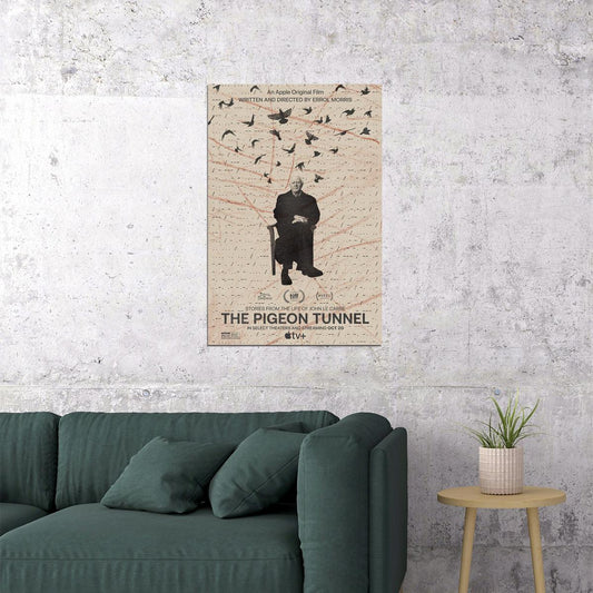 The Pigeon Tunnel Documentary Biography Movie Film Poster Wall Art Print Home Wall Decor - xonomax